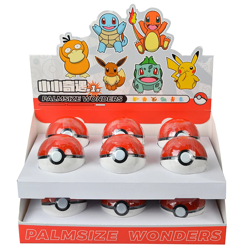 Pokemon Anime Blind Poke Ball Action Figures Charmander Pikachu Mini Dolls Original Genuine Model Ornament Children's Toy Gift