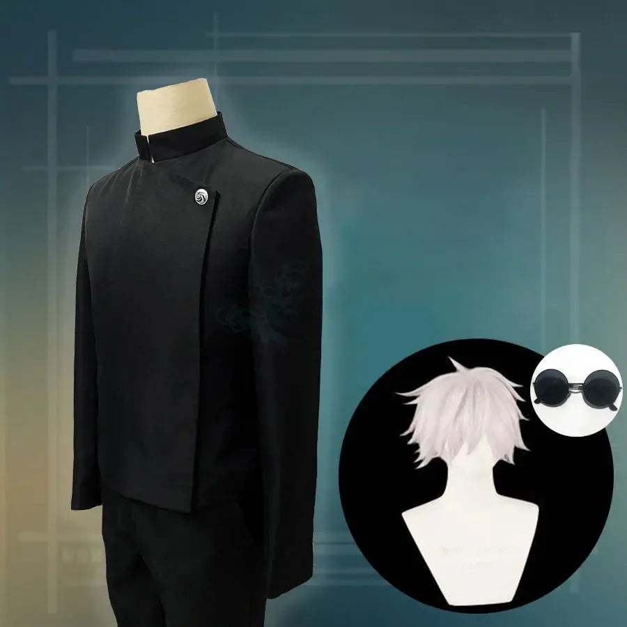 Anime Jujutsu Kaisen Gojo Satoru Geto Suguru Cosplay Costume Fancy Party Suit Halloween Carnival Uniforms Custom Made