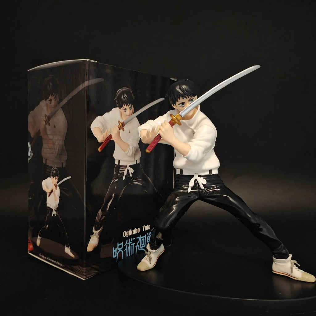 Anime Jujutsu Kaisen Figure Itadori Yuji Okkotsu Yuta Set Action Figure Collection Model Doll Toy Gift Fans Desktop Decoration
