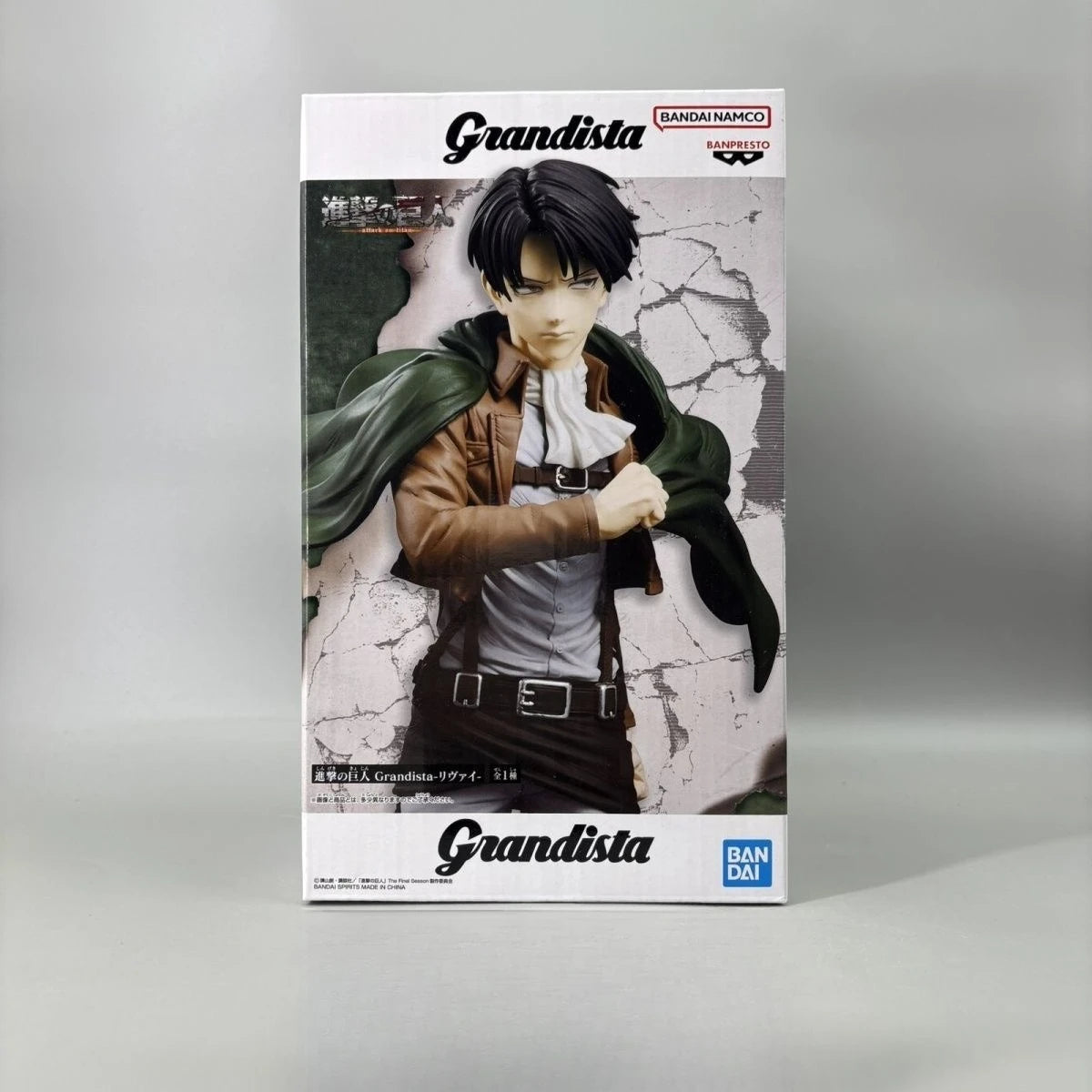 Original BANDAI BANPRESTO Action Figure Grandista Attack on Titan Eren Jaeger in stock Anime Figures Model Toys WY