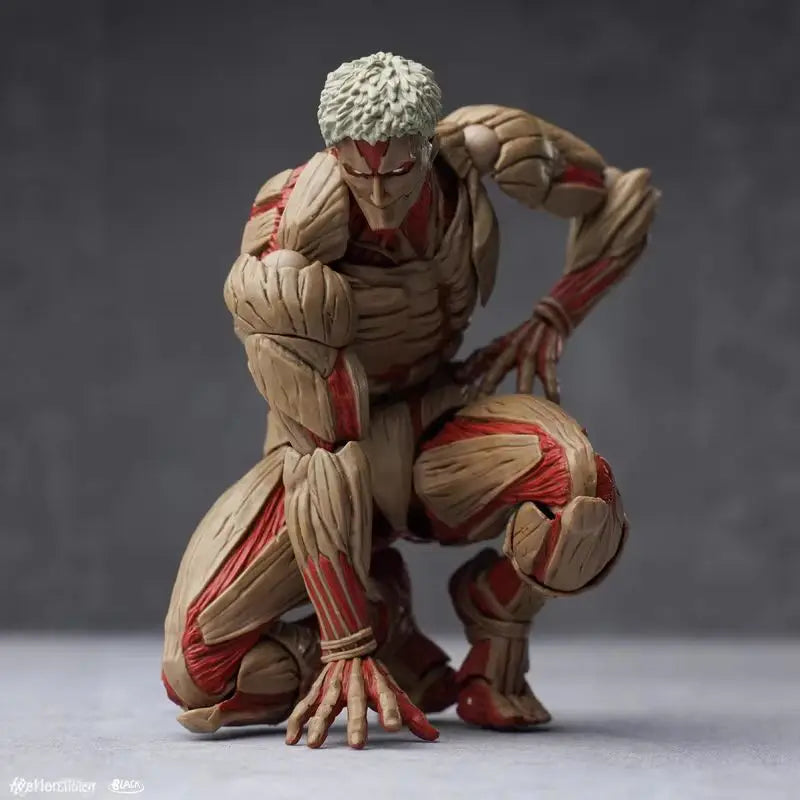 Amazing Yamaguchi Ko Attack On Titan Articulated Action Figure Eren Yeager Armored Titan Pvc Anime Model Figurine For Adult