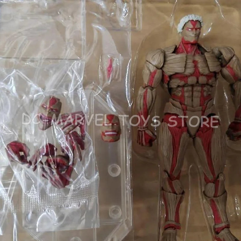 In Stock Ko Attack On Titan Reiner Braun Amazing Yamaguchi Revoltech Armored Titan Reiner Braun Action Figures Model Toys