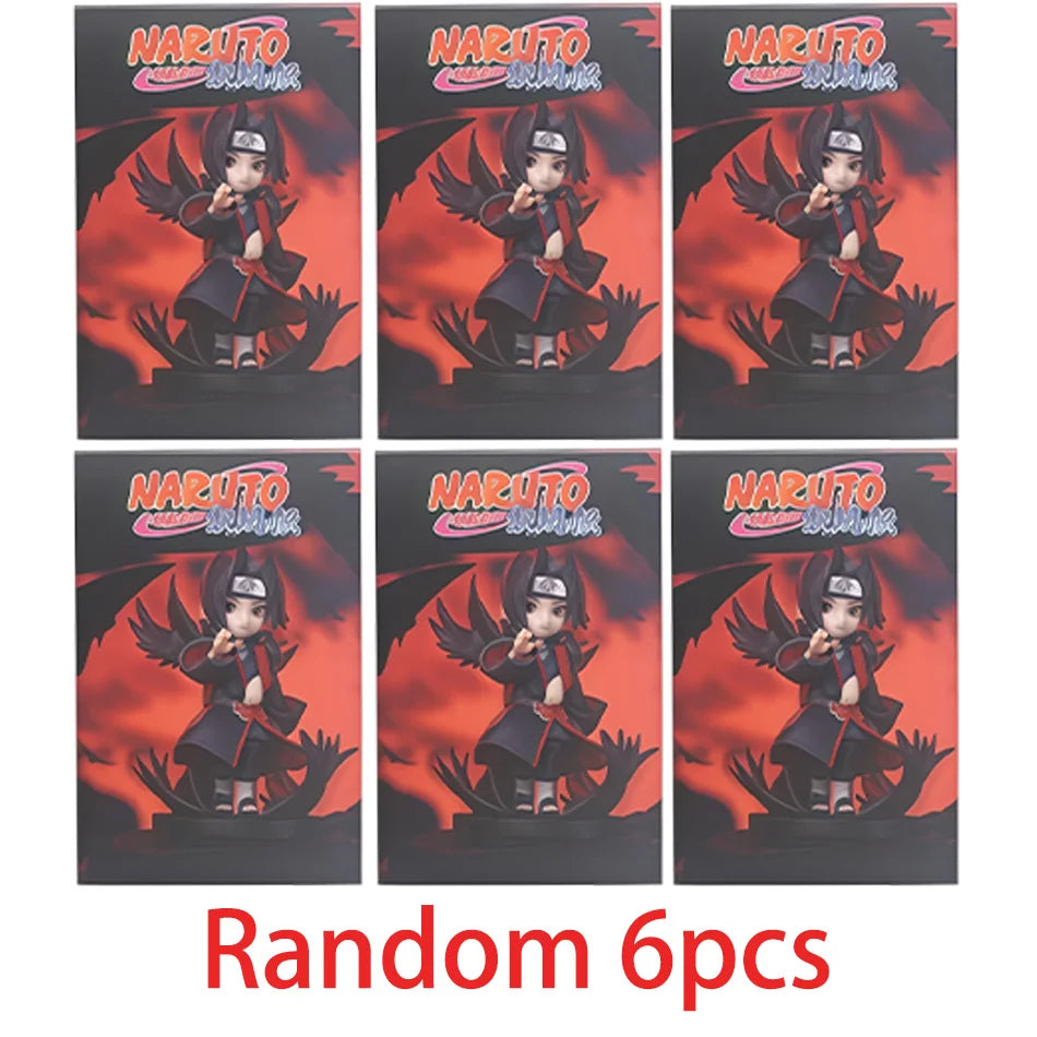 Bandai Naruto Shippuden Akatsuki Arc Series Trendy Blind Box Toys Mystery Box Guess Action Figure Surprise Gift toy