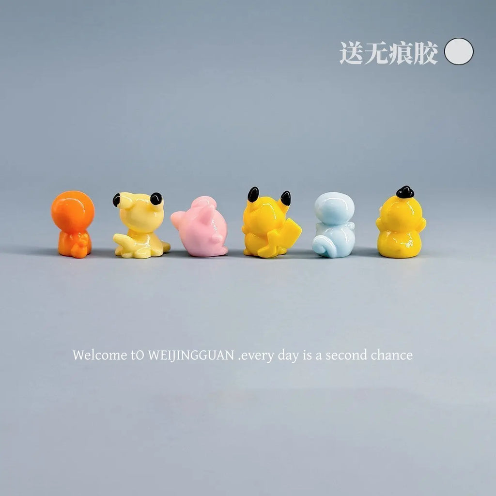 Cartoon Pokémon Tsundere Small Figurine Car Dashboard Screen Computer Desk Desktop Stress Relief