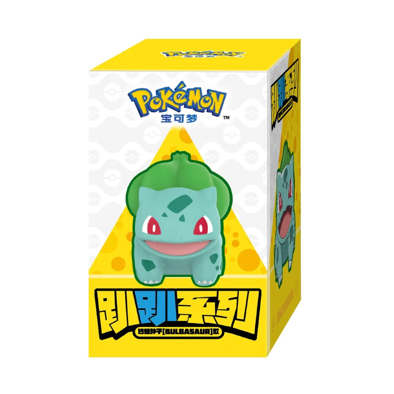 FUNISM Original Genuine Pokemon Anime Action Figures Angel Party Series Eevee Bulbasaur Pikachu Models Ornament Toy