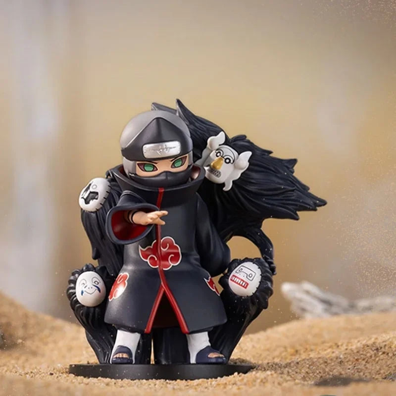 POP MART GONG Naruto Shippuden Akatsuki Arc Series Trendy Blind Box Toys Mystery Box Guess Bag Action Figure Doll Desktop Decor