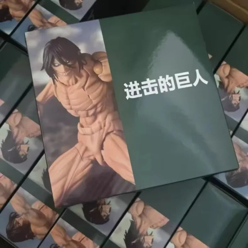 Attack On Titan Eren Titan Movable Action Figure PVC Collectible Model Desktop Ornament Anime Peripheral Fans Collection Gift