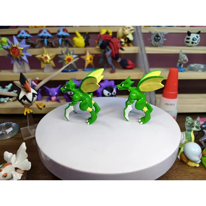 Pokemon Figure Scyther Insecateur Sichlor Mini Doll Ornament Accessories Toy