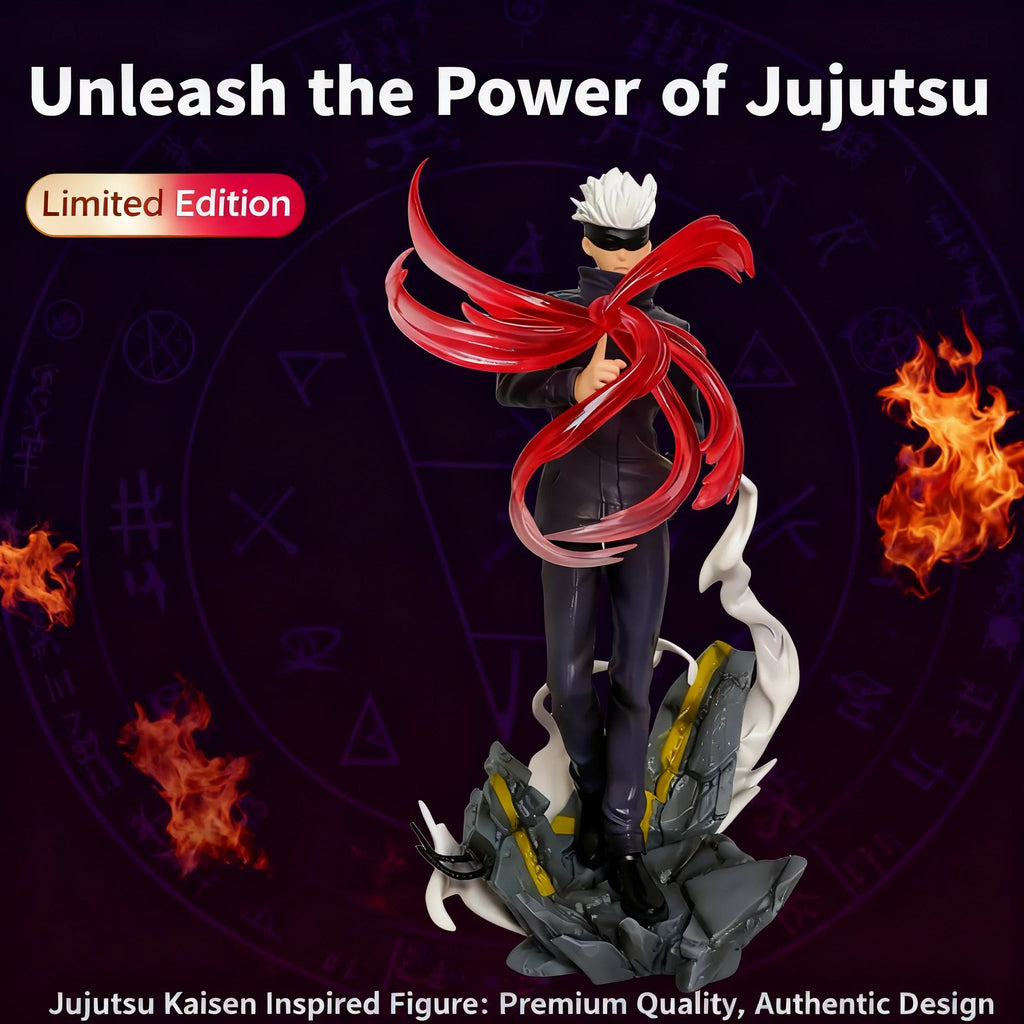Jujutsu Kaisen Gojo Satoru Fantasy Battle Effect Figure Boxed Yuji Itadori Scene Anime Ornament Collectible Model Gift