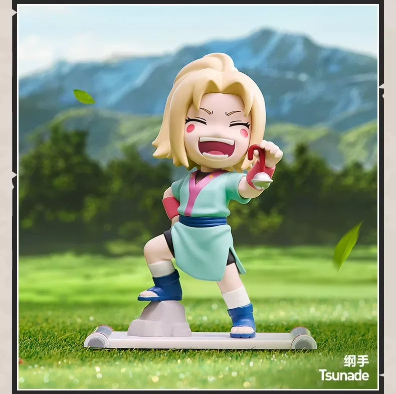 Genuine Hot POP MART Naruto Shippuden Childhood Series Mystery Box  Anime Figure Desktop Ornament Surprise Collectible Toy Gift