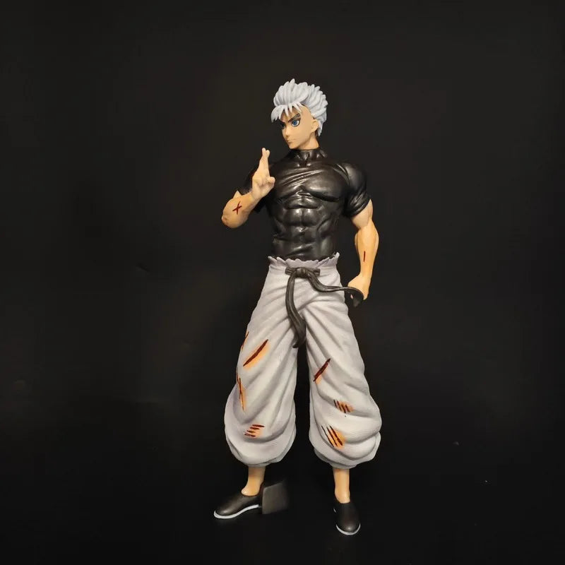 Satoru Gojo Jujutsu Kaisen Interchangeable Three Head Sculpt Anime Figure Collectible Model Desk Ornament For Anime Hobbyists