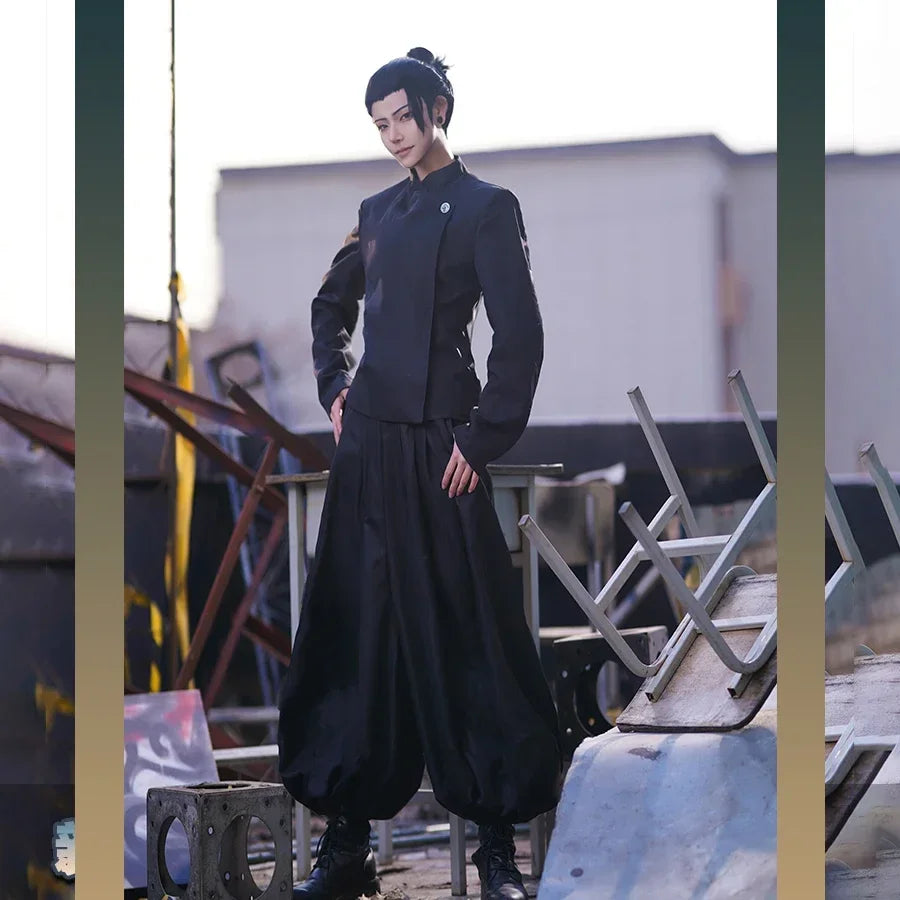 Anime Jujutsu Kaisen Gojo Satoru Geto Suguru Cosplay Costume Fancy Party Suit Halloween Carnival Uniforms Custom Made