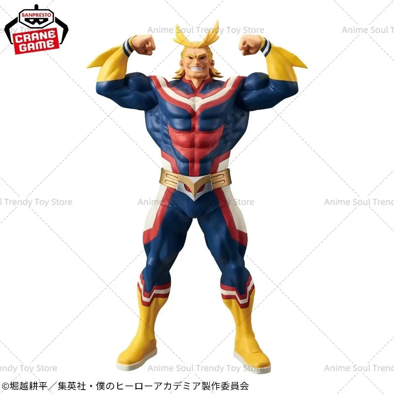 In Stock Original BANDAI BANPRESTO Grandista ALL MIGHT Figure Anime My Hero Academia Action Figures PVC Collection Model Toys AS