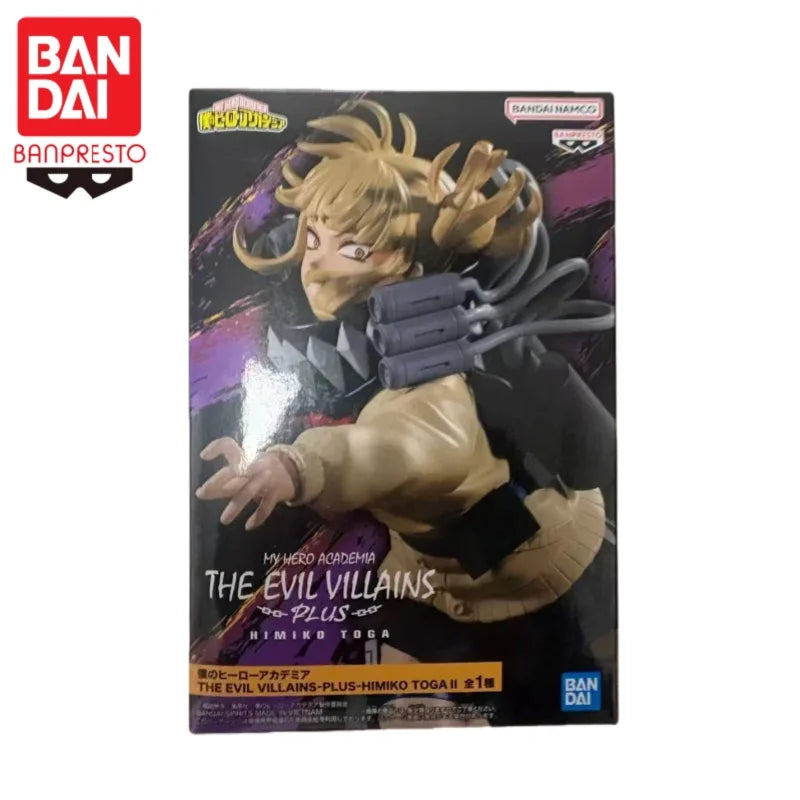 In Stock Bandai Original Banpresto My Hero Academia Toga Himiko Model Doll Brand New Boxed Action Figure Garage Ornaments