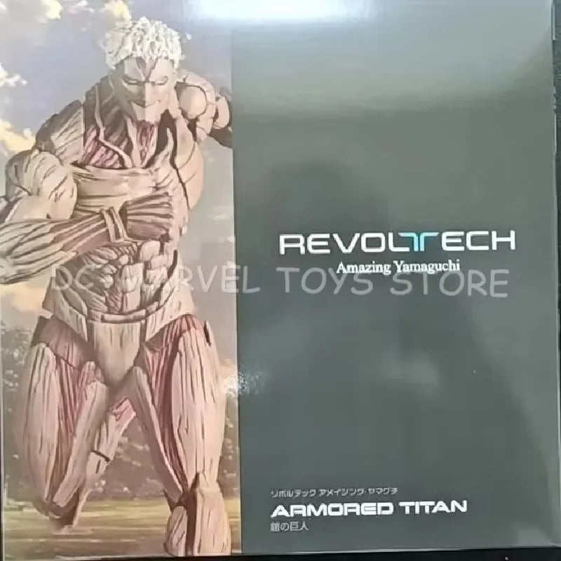 In Stock Ko Attack On Titan Reiner Braun Amazing Yamaguchi Revoltech Armored Titan Reiner Braun Action Figures Model Toys