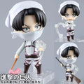 Attack on Titan Animation Comic Peripheral Toy Eren Mikasa Levi Hange Reiner Anime Action Movable Model Figures Collection NTR