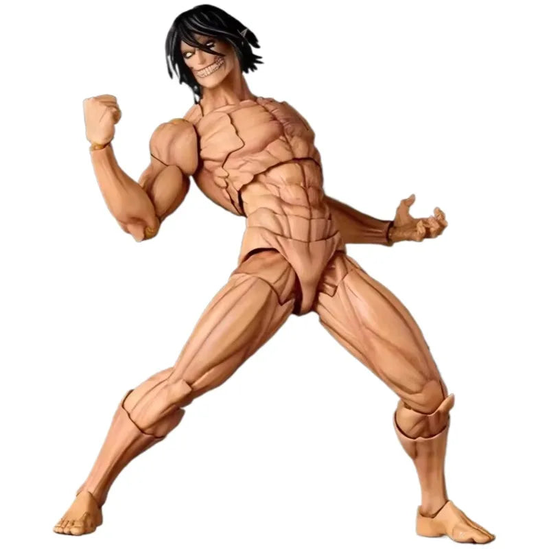 Attack On Titan Eren Titan Movable Action Figure PVC Collectible Model Desktop Ornament Anime Peripheral Fans Collection Gift