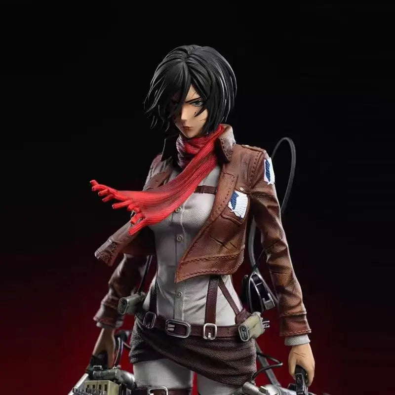 Attack On Titan Figure Mikasa Ackerman Anime Trendy Toy Gk Model Ornament Anime Collection Toy Gift Figure