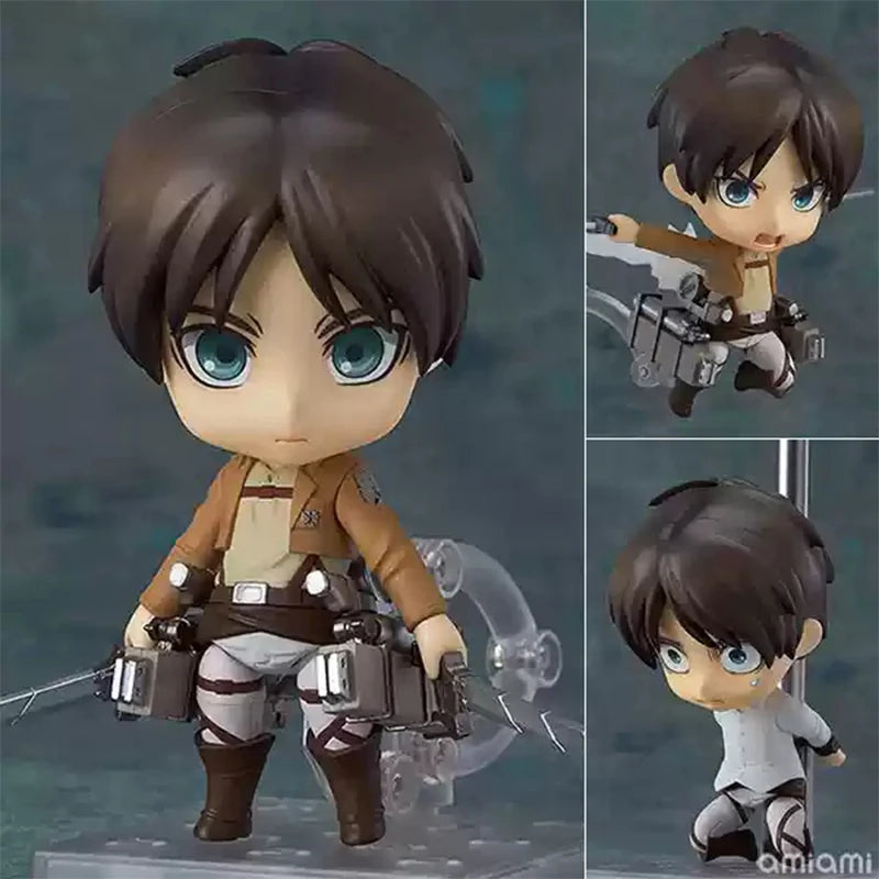 Attack on Titan Animation Comic Peripheral Toy Eren Mikasa Levi Hange Reiner Anime Action Movable Model Figures Collection NTR