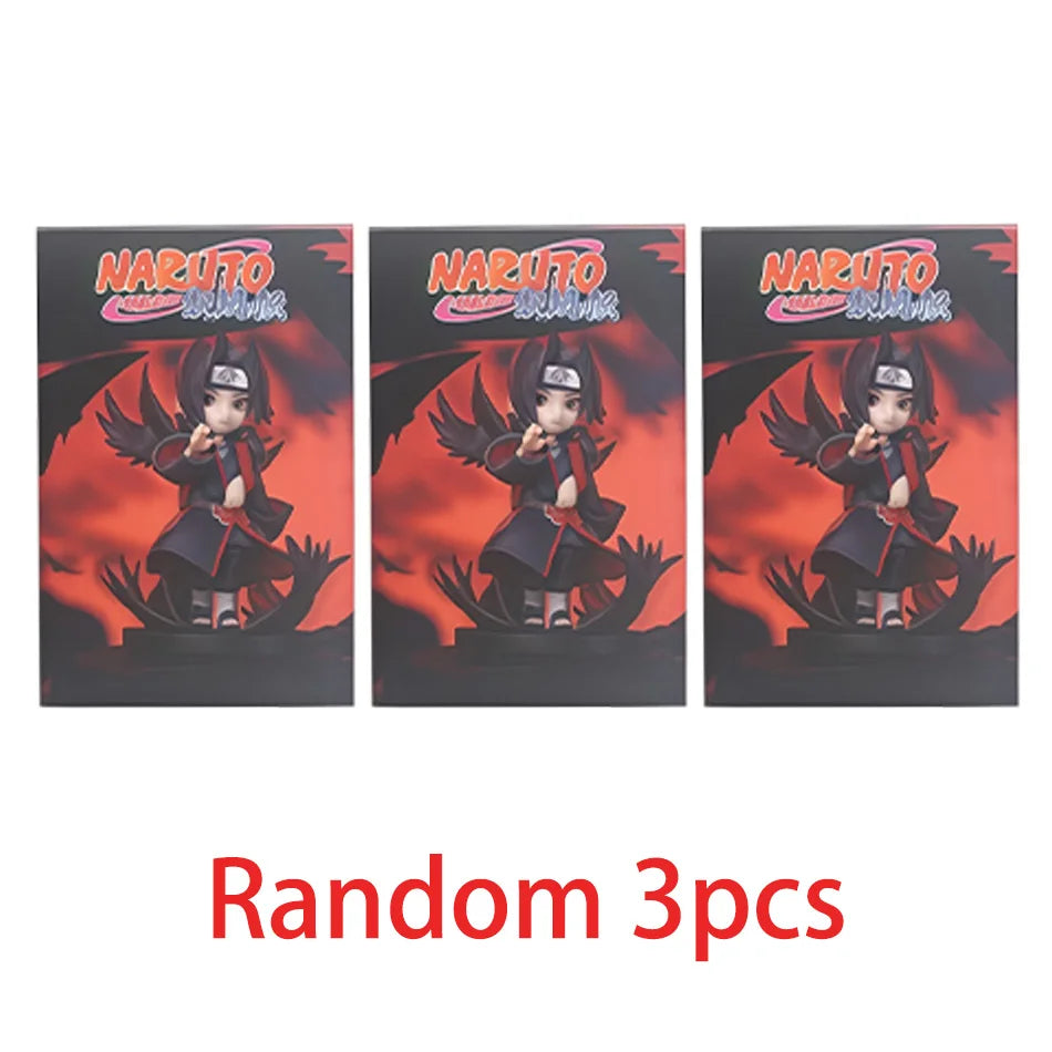 Bandai Naruto Shippuden Akatsuki Arc Series Trendy Blind Box Toys Mystery Box Guess Action Figure Surprise Gift toy