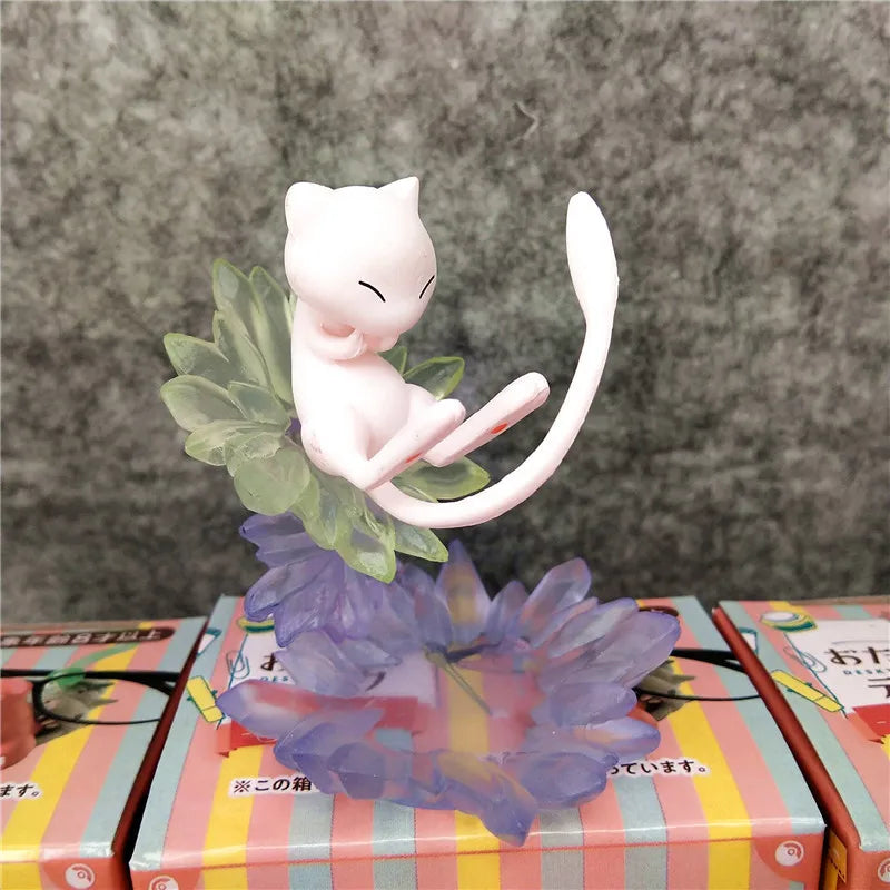 Pokemon Blind Box Toys Crystal Base Scene Anime Figure Pikachu Doll Gifts Toys Collect Ornaments Kids Gifts