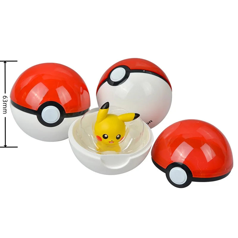 Pokemon Anime Blind Poke Ball Action Figures Charmander Pikachu Mini Dolls Original Genuine Model Ornament Children's Toy Gift