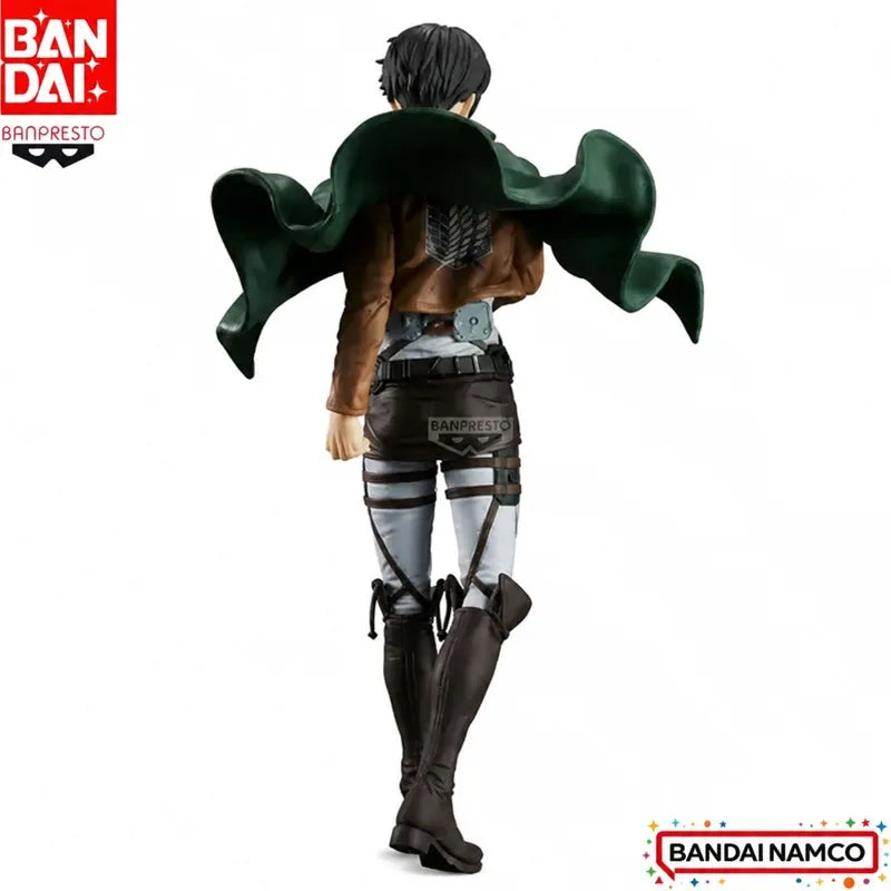 In Stock Bandai Original Banpresto Attack On Titan Levi Ackerman Action Figure Model Doll Brand New Boxed Anime Characters Toys
