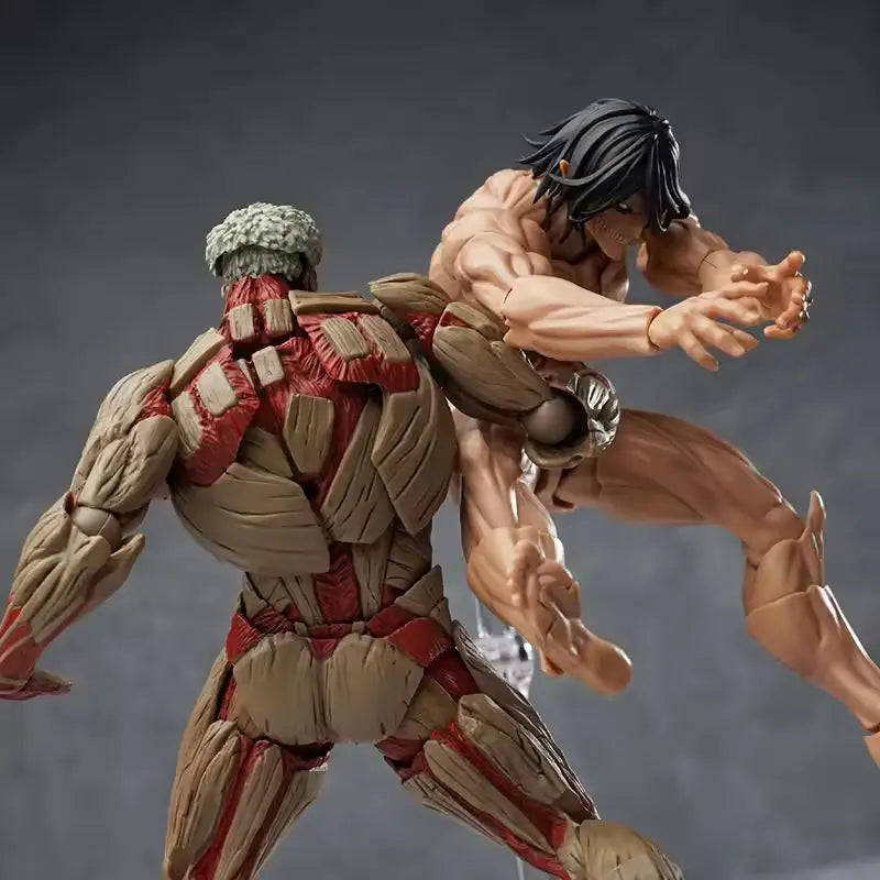 Amazing Yamaguchi Ko Attack On Titan Articulated Action Figure Eren Yeager Armored Titan Pvc Anime Model Figurine For Adult